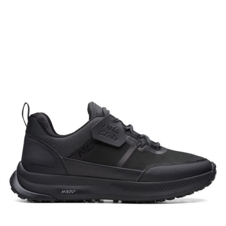 Clarks Nubuck Negro Atl Trail Lace Impermeable Nubuck Negro