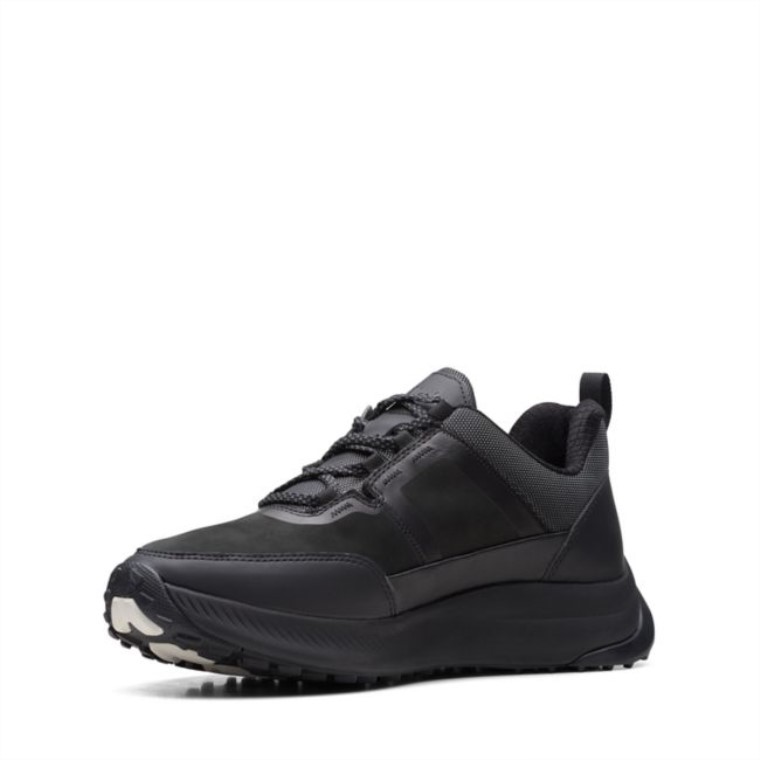 Clarks Nubuck Negro Atl Trail Lace Impermeable Nubuck Negro