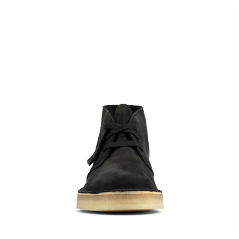 Nubuck Negro Clarks Desierto Carbón Nubuck Negro