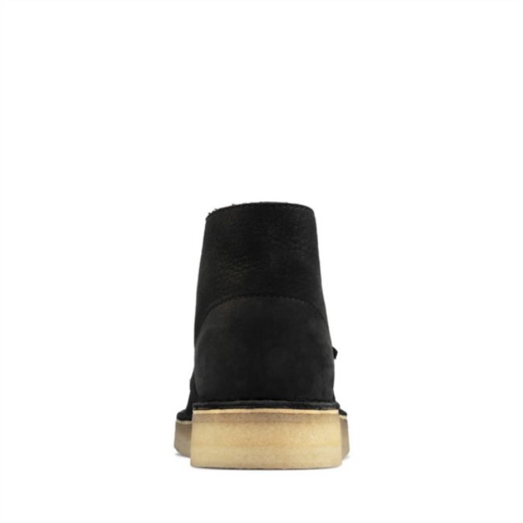 Nubuck Negro Clarks Desierto Carbón Nubuck Negro