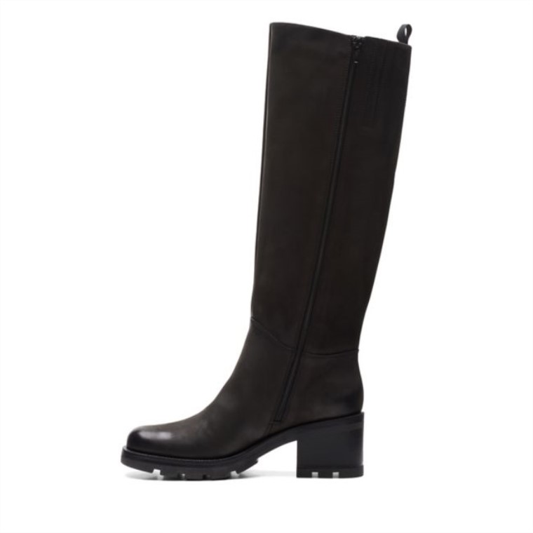 Clarks Nubuck Negro Odollo Hola Nubuck Negro