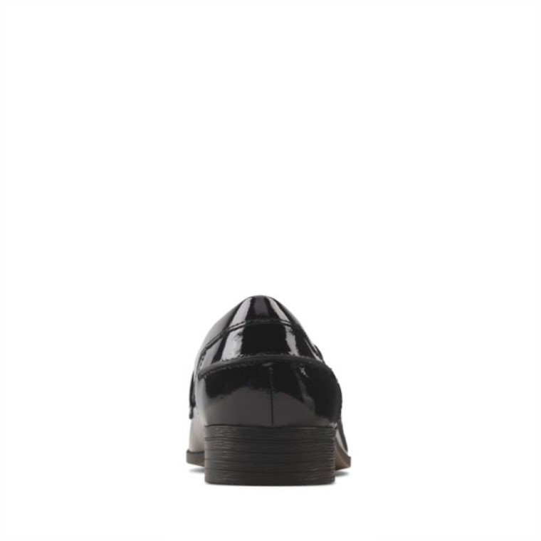 Mocasines Clarks Charol Negro Hamble Charol Negro
