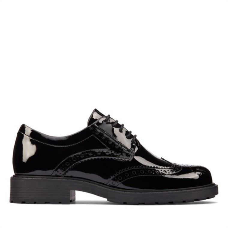 Clarks Charol Negro Orinoco 2 Límite Charol Negro