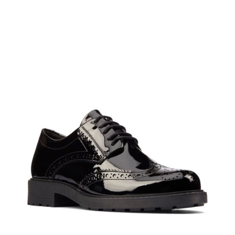 Clarks Charol Negro Orinoco 2 Límite Charol Negro