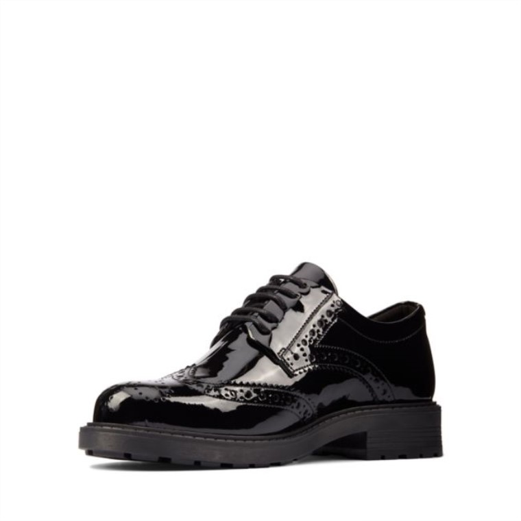 Clarks Charol Negro Orinoco 2 Límite Charol Negro