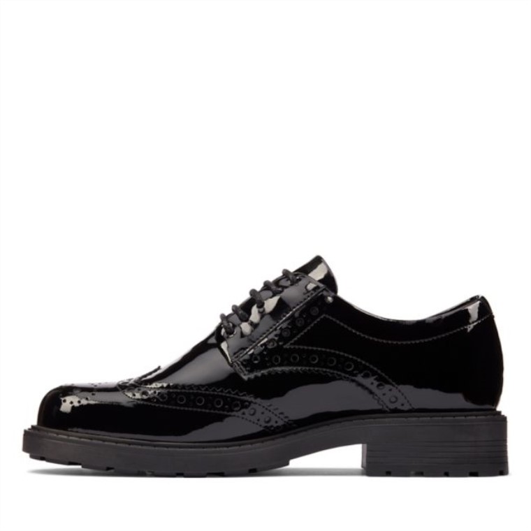 Clarks Charol Negro Orinoco 2 Límite Charol Negro