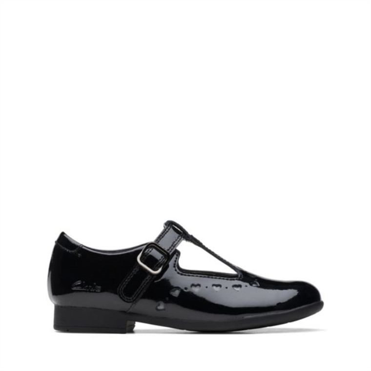 Vestido Scala Charol Negro Clarks Niño Charol Negro