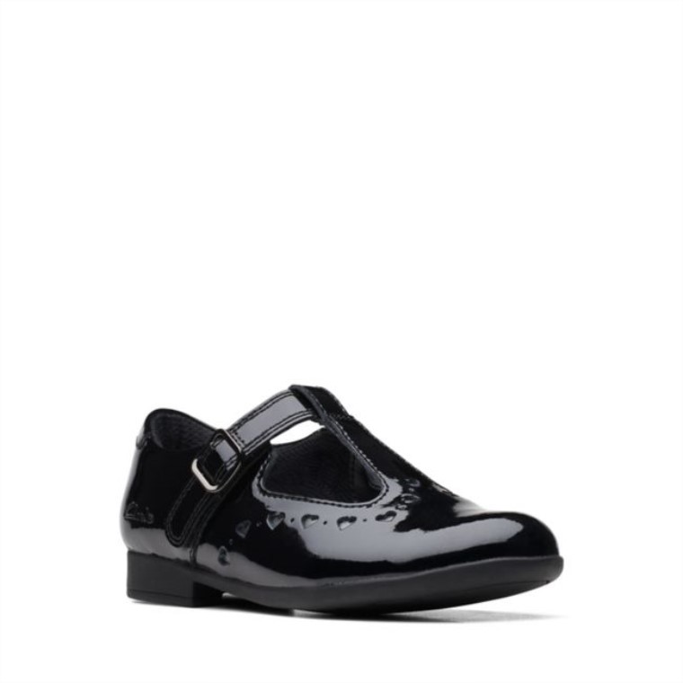 Vestido Scala Charol Negro Clarks Niño Charol Negro