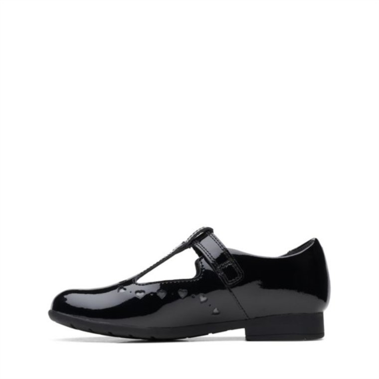 Vestido Scala Charol Negro Clarks Niño Charol Negro
