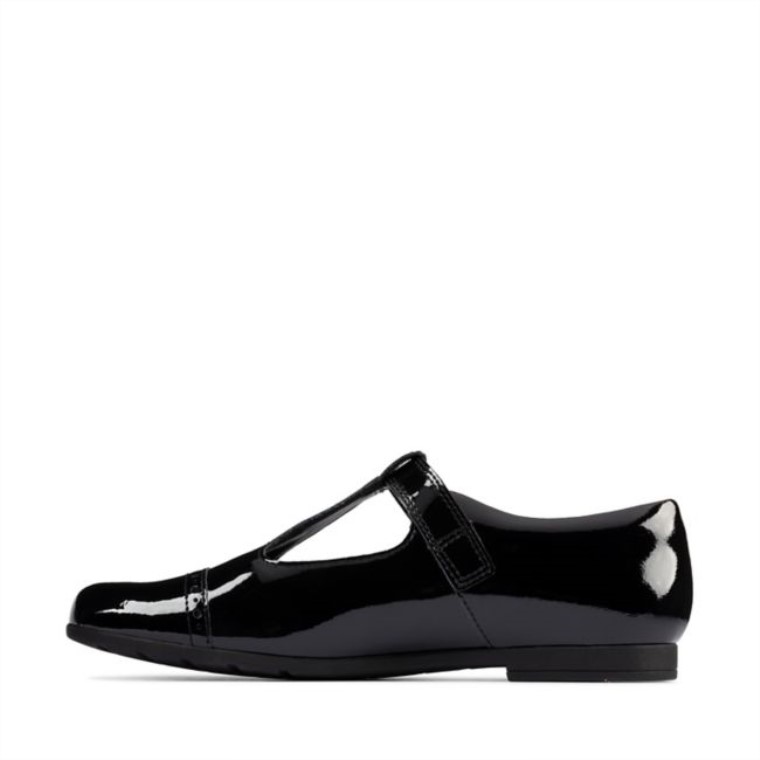 Clarks Patente Negra Scala Esperanza Juventud Patente Negra