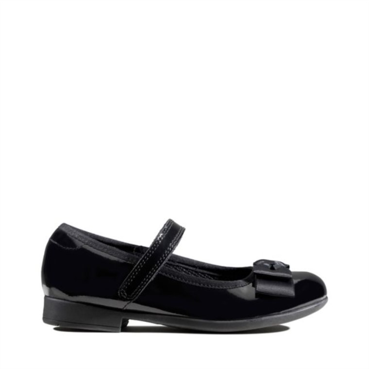 Charol Negro Clarks Scala Tap Kid Charol Negro