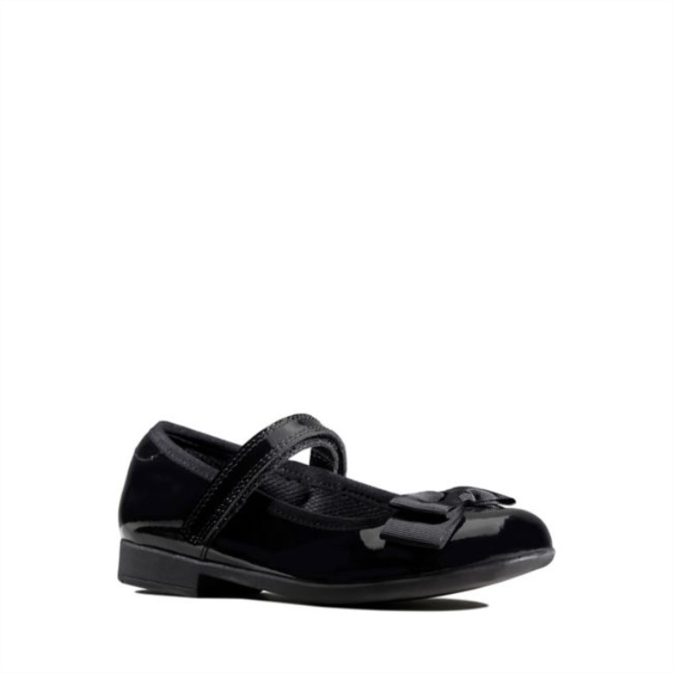 Charol Negro Clarks Scala Tap Kid Charol Negro