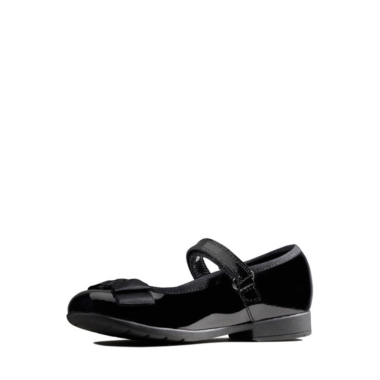 Charol Negro Clarks Scala Tap Kid Charol Negro