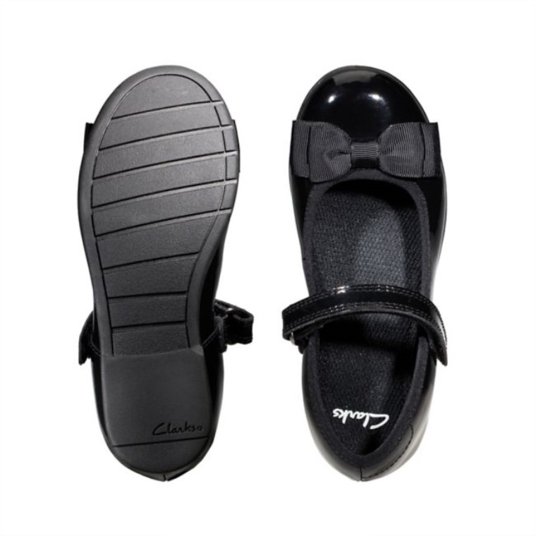 Charol Negro Clarks Scala Tap Kid Charol Negro