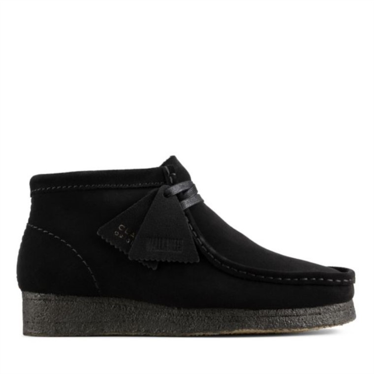 Botas Clarks Wallabee Ante Negro