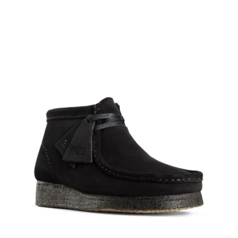 Botas Clarks Wallabee Ante Negro