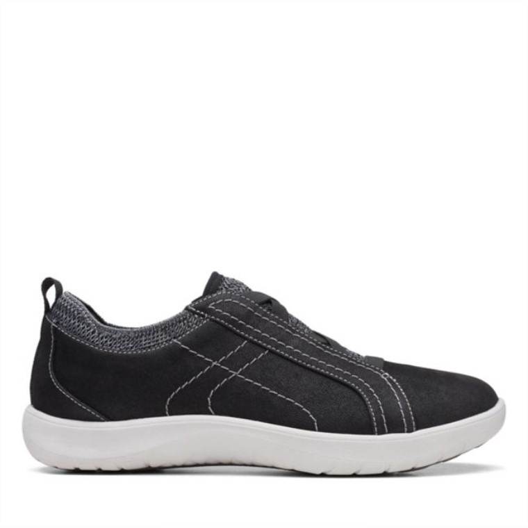 Clarks Textil Negro Adella Trace Textil Negro