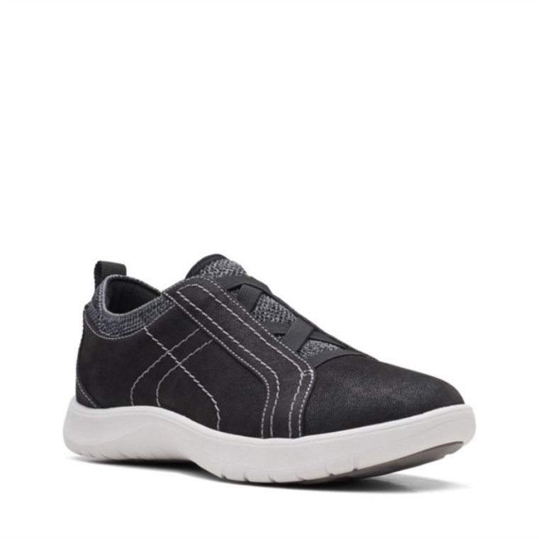 Clarks Textil Negro Adella Trace Textil Negro