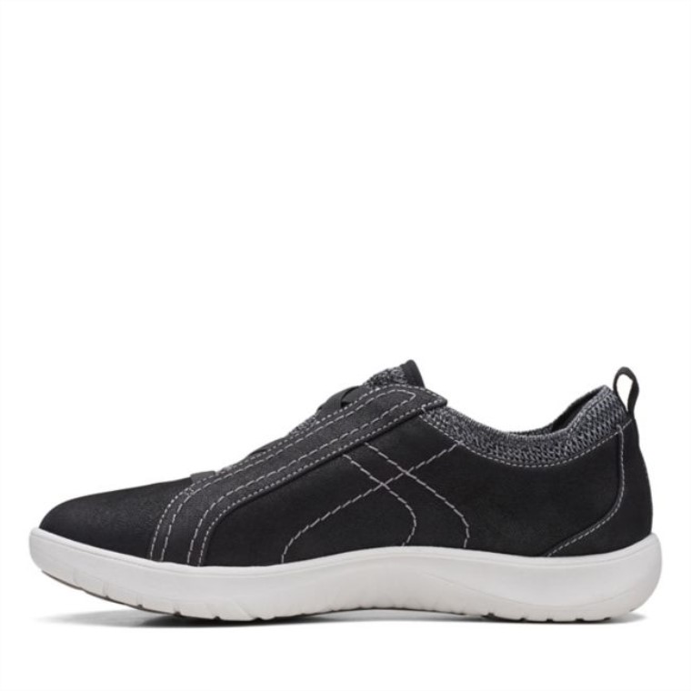 Clarks Textil Negro Adella Trace Textil Negro