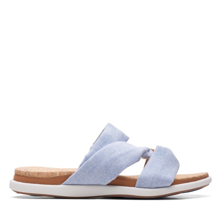 Azul Clarks Eliza Saltar Azul