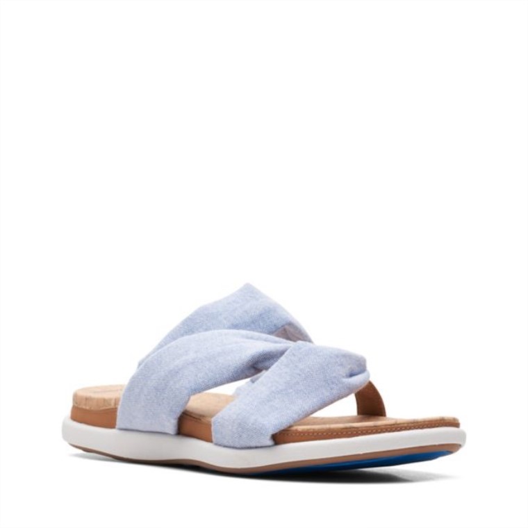 Azul Clarks Eliza Saltar Azul