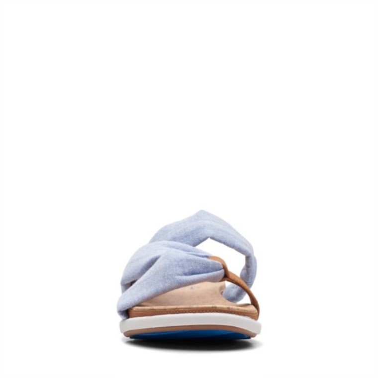 Azul Clarks Eliza Saltar Azul