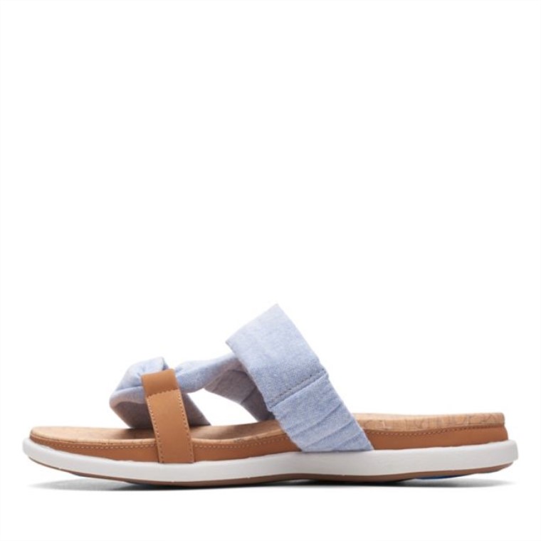 Azul Clarks Eliza Saltar Azul