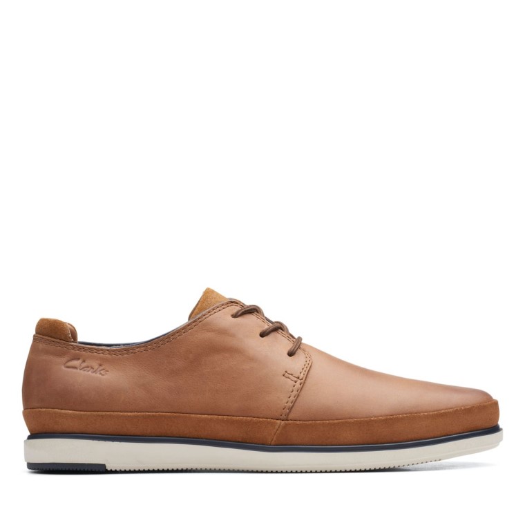 Clarks Bratton Lace Combinación De Bronceado Oscuro Combinación De Bronceado Oscuro