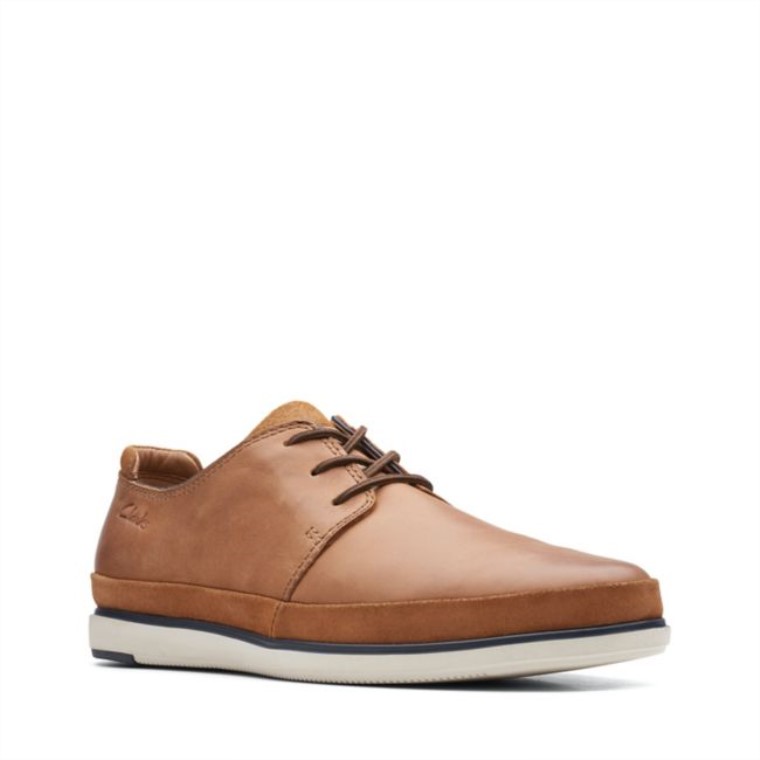 Clarks Bratton Lace Combinación De Bronceado Oscuro Combinación De Bronceado Oscuro