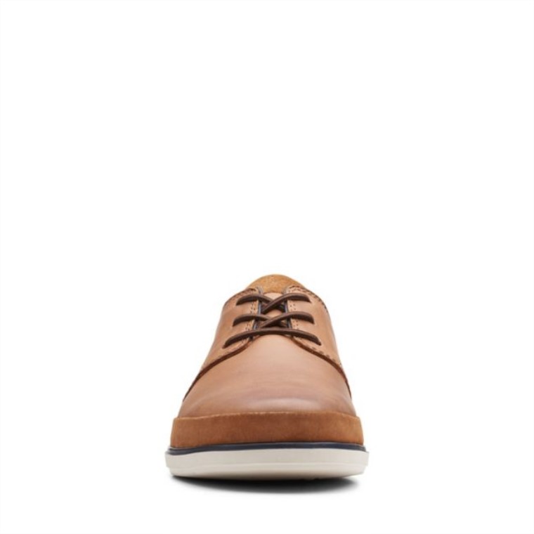 Clarks Bratton Lace Combinación De Bronceado Oscuro Combinación De Bronceado Oscuro