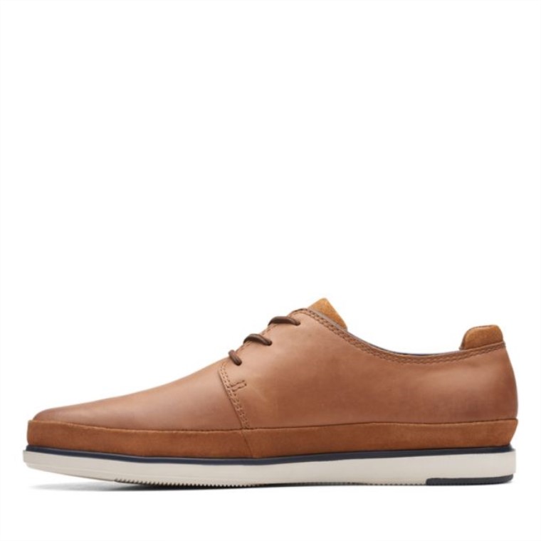 Clarks Bratton Lace Combinación De Bronceado Oscuro Combinación De Bronceado Oscuro