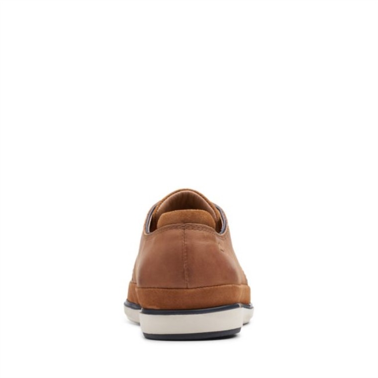 Clarks Bratton Lace Combinación De Bronceado Oscuro Combinación De Bronceado Oscuro