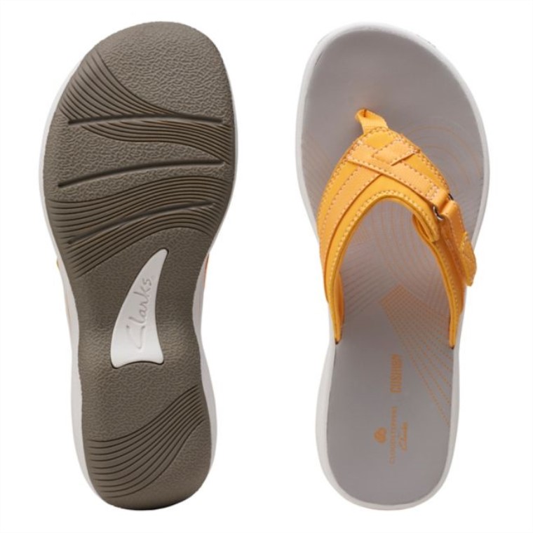 Clarks Brisa Mar Amarillo Quemado Bajo Amarillo Quemado Bajo