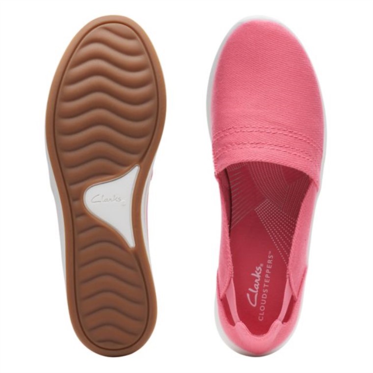 Paso De La Brisa De Clarks Coral Brillante Coral Brillante
