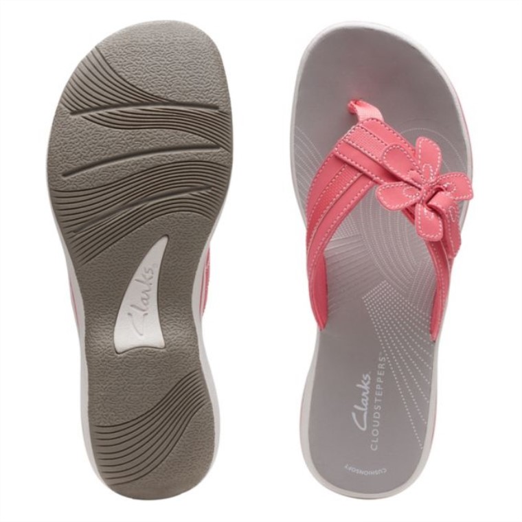 Clarks Brinkley Flora Coral Brillante Coral Brillante
