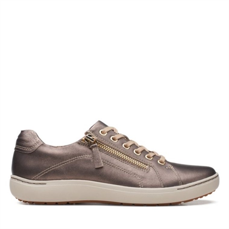 Clarks Bronce Metalizado Nalle Encaje Bronce Metalizado