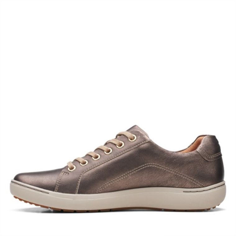 Clarks Bronce Metalizado Nalle Encaje Bronce Metalizado