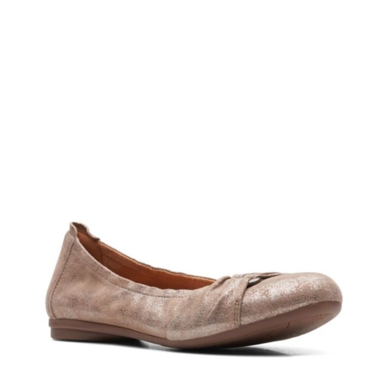 Clarks Bronce Metalizado Rena Step Bronce Metalizado