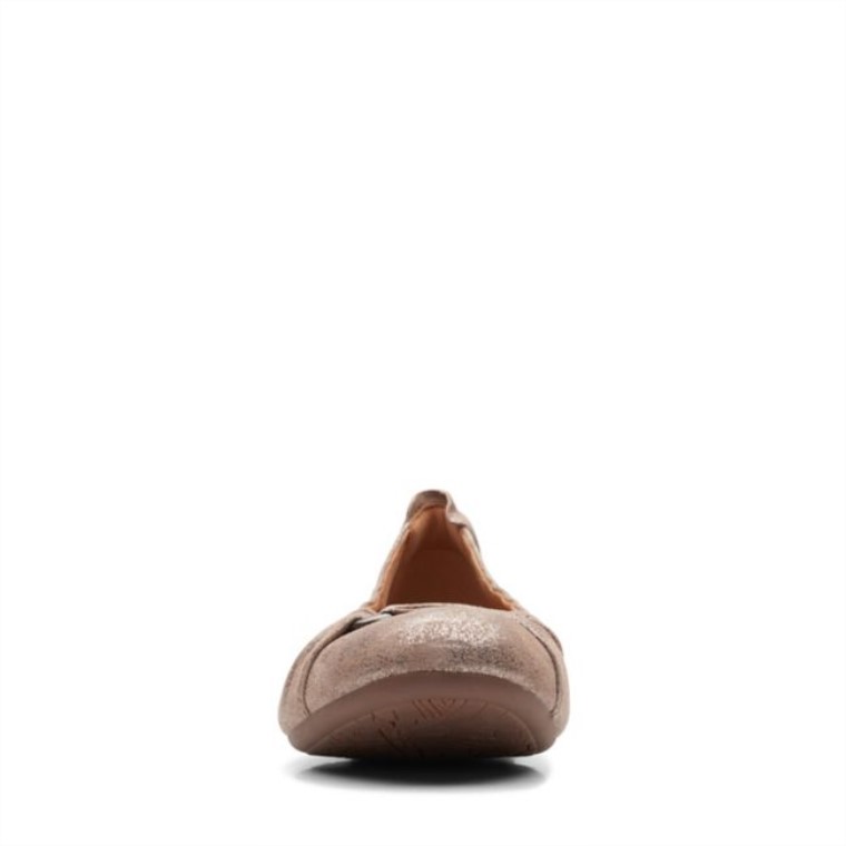 Clarks Bronce Metalizado Rena Step Bronce Metalizado