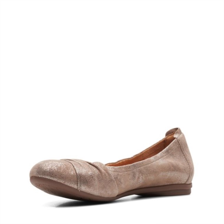 Clarks Bronce Metalizado Rena Step Bronce Metalizado