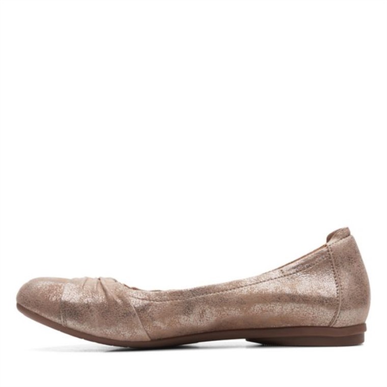 Clarks Bronce Metalizado Rena Step Bronce Metalizado
