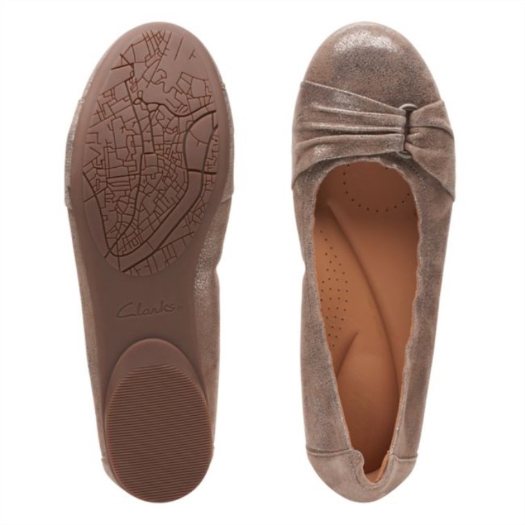 Clarks Bronce Metalizado Rena Step Bronce Metalizado