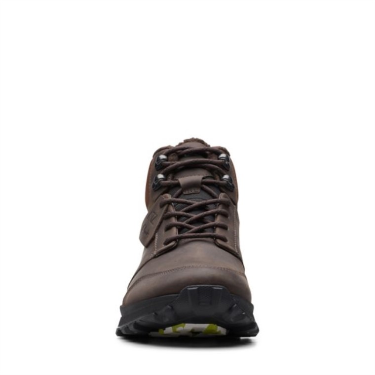 Cuero Marrón Clarks Con Forro Cálido Atl Trek Up Impermeable Marrón Cuero Con Forro Cálido