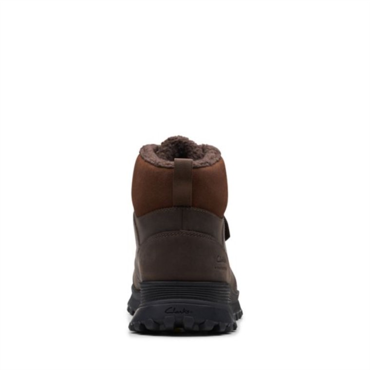 Cuero Marrón Clarks Con Forro Cálido Atl Trek Up Impermeable Marrón Cuero Con Forro Cálido