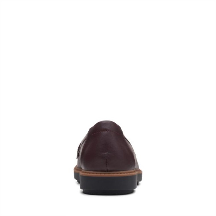 Clarks Cuero Burdeos Raisie Jump Cuero Burdeos