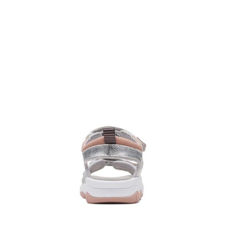 Clarks C Loader Print Niño Plata Plata