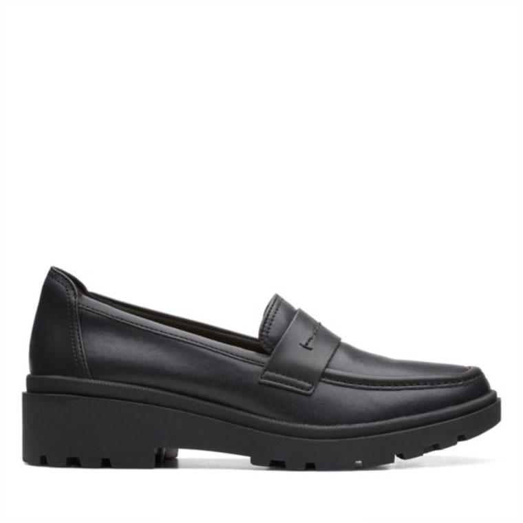 Clarks Calla Ease Cuero Negro Cuero Negro
