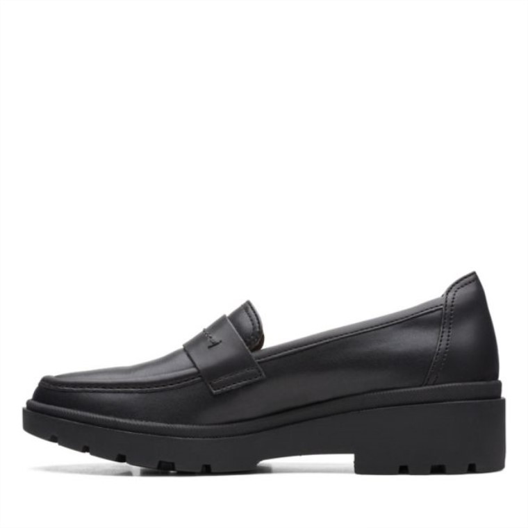 Clarks Calla Ease Cuero Negro Cuero Negro