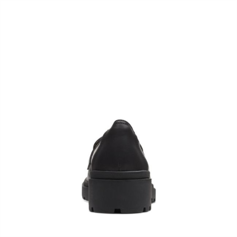 Clarks Calla Ease Cuero Negro Cuero Negro