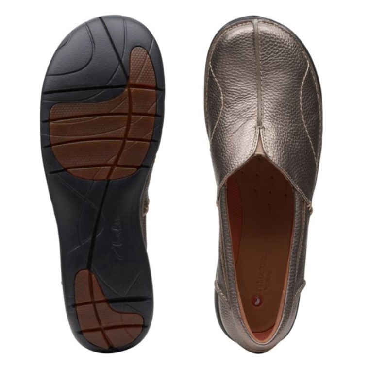 Clarks Champán Un Bucle Zancada Champán